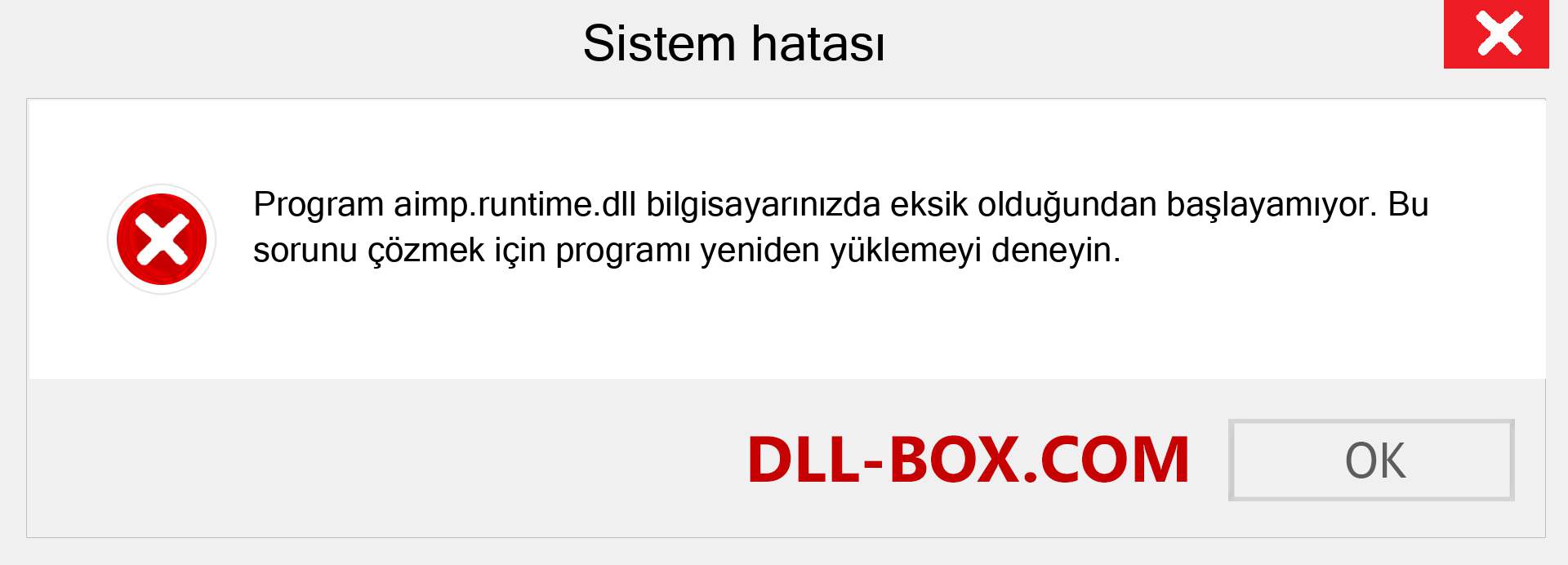 aimp.runtime.dll dosyası eksik mi? Windows 7, 8, 10 için İndirin - Windows'ta aimp.runtime dll Eksik Hatasını Düzeltin, fotoğraflar, resimler